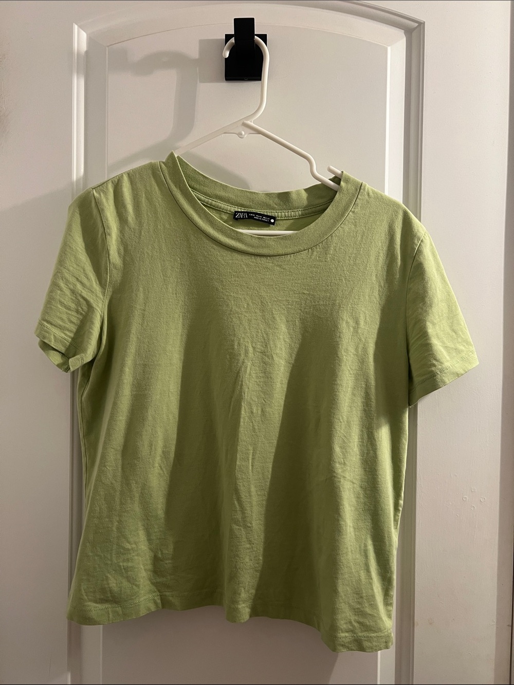 Zara Light Lime Crewneck Tee